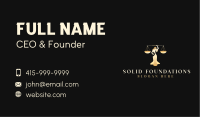 Lady Justice Scale Business Card Image Preview