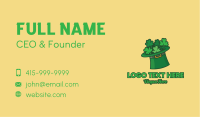 Leprechaun Shamrock Hat  Business Card Image Preview