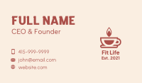 Tealight Candle Business Card Image Preview