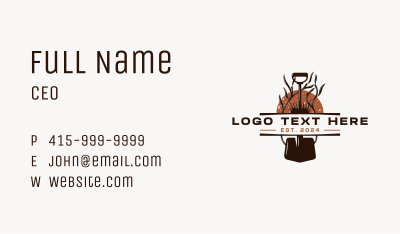 Shovel Gardening Planting Tool Business Card Image Preview