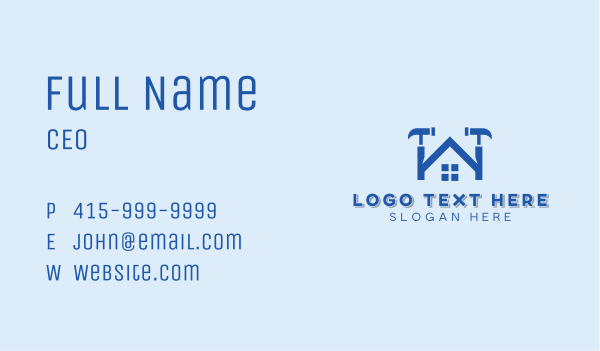 Home Renovation Construction Business Card Design Image Preview