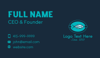 Fish Restaurant Signage Business Card Preview