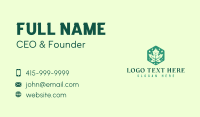 Maple Tree Leaf Business Card Preview