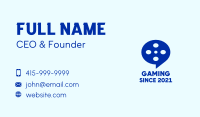 Film Reel Chat Bubble Business Card Image Preview