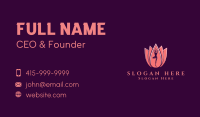 Pink Yoga Wellness Business Card Image Preview