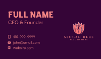 Pink Yoga Wellness Business Card Preview