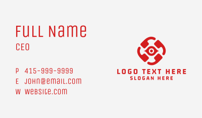 Eye Vision Lens Business Card Image Preview