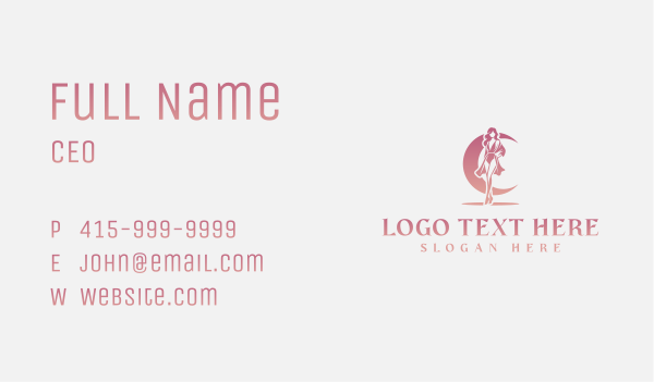 Woman Stylish Fashion Business Card Design Image Preview