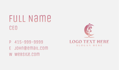Woman Stylish Fashion Business Card Image Preview