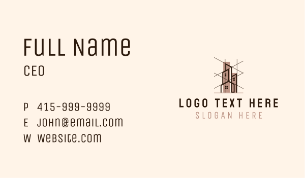 Building Architecture Draftsman Business Card Design Image Preview