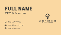 Location Pin Navigation Business Card Design