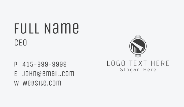 Saw Renovation Hardware Business Card Design Image Preview