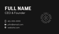 White Emblem Business Letter Business Card Preview