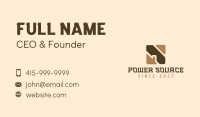 Brick Wall Letter Z Business Card Design