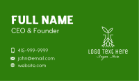 Plant Seedling Root Business Card Image Preview