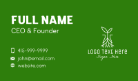 Plant Seedling Root Business Card Preview