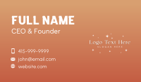 Elegant Luxury Star  Business Card Design