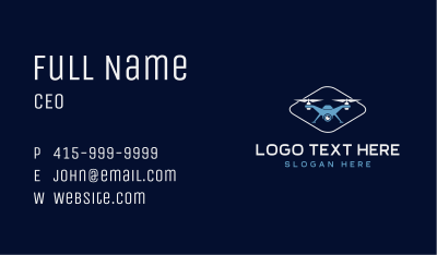 Aerial Drone Videography Business Card Image Preview