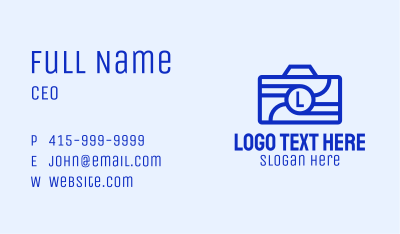 Camera Photography Letter Business Card Image Preview