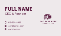 Courier Truck Delivery Business Card Image Preview