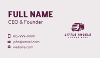 Courier Truck Delivery Business Card Image Preview