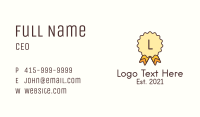 Award Badge Letter Business Card Image Preview