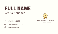 Award Badge Letter Business Card Image Preview
