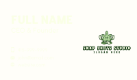 Organic Cannabis Meditation Business Card Image Preview