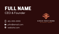 Wild Lion Justice Business Card Design