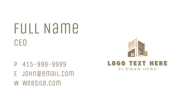 House Architecture Property Business Card Design Image Preview