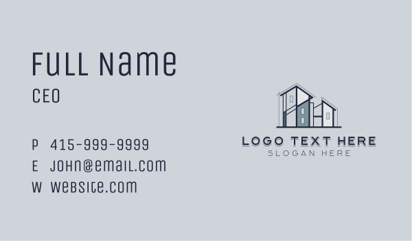 Builder Architect Firm Business Card Design Image Preview