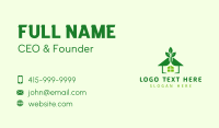 Green Natural House Business Card Image Preview