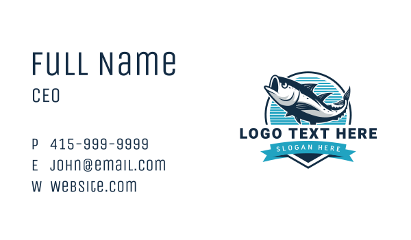 Fish Aquatic Seafood Business Card Design Image Preview