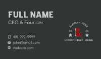 Sports Apparel Letter Business Card Image Preview