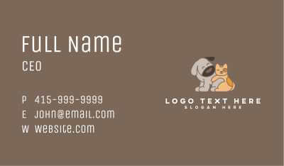 Pet Dog Cat Veterinary Business Card Image Preview