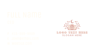 Creative Mystical Camera Business Card Image Preview