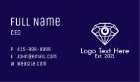 White Diamond Eye  Business Card Image Preview