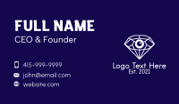 White Diamond Eye  Business Card Image Preview