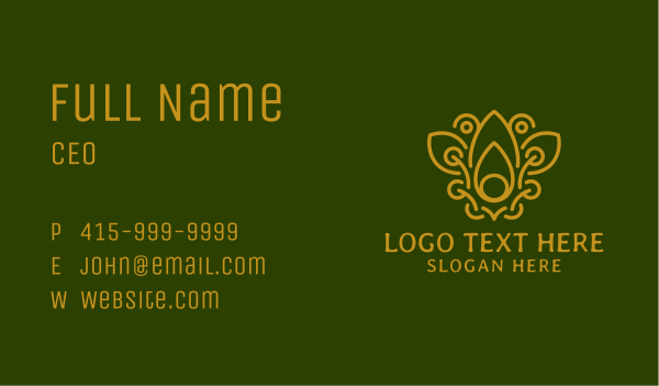 Naturopath Oil Essence Business Card Design Image Preview