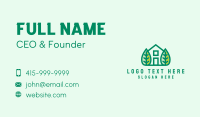 Tree Leaf House  Business Card Image Preview