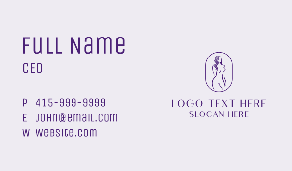 Beauty Sexy Woman Business Card Design Image Preview