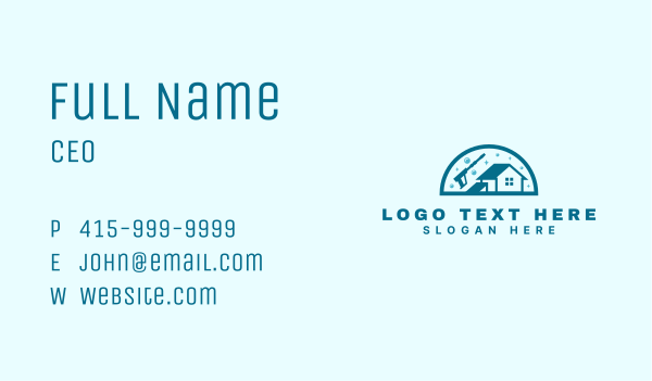 House Bubble Pressure Washing Business Card Design Image Preview