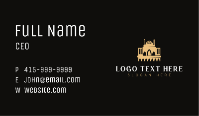Persian Architecture Structure Business Card Image Preview