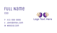 Purple Speakers Business Card Image Preview