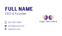 Purple Speakers Business Card Image Preview