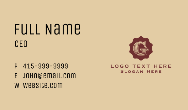 Handmade Craft Brewery Business Card Design Image Preview