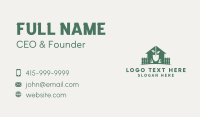 Green Shovel Greenhouse Business Card Design