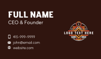 Roofing Carpentry Hammer Builder Business Card Preview