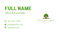 Tree Book Forest Business Card Design