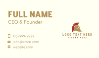 Ancient Spartan Helmet Business Card Preview